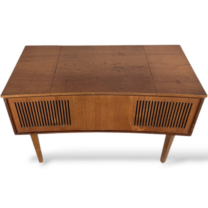 Mid Century Radiogram – Vintage Alba Radiogram Console With Turntable Cabinet