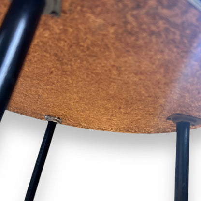 Mid Century Formica Round Table