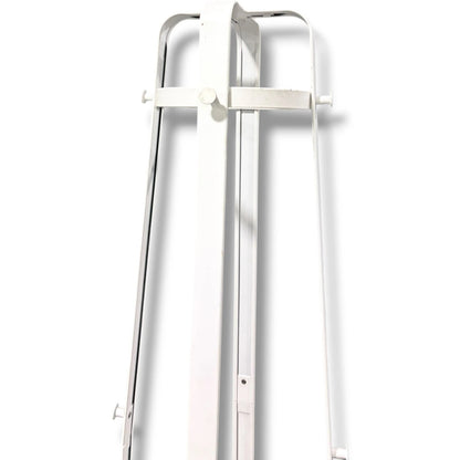 Vintage IKEA Coat Stand - White Metal Rack With Umbrella Stand Base — view 4