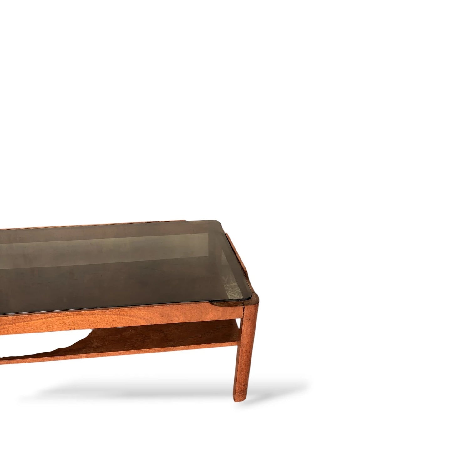 Vintage Myers Smoked Glass Coffee Table – Mid-Century Modern