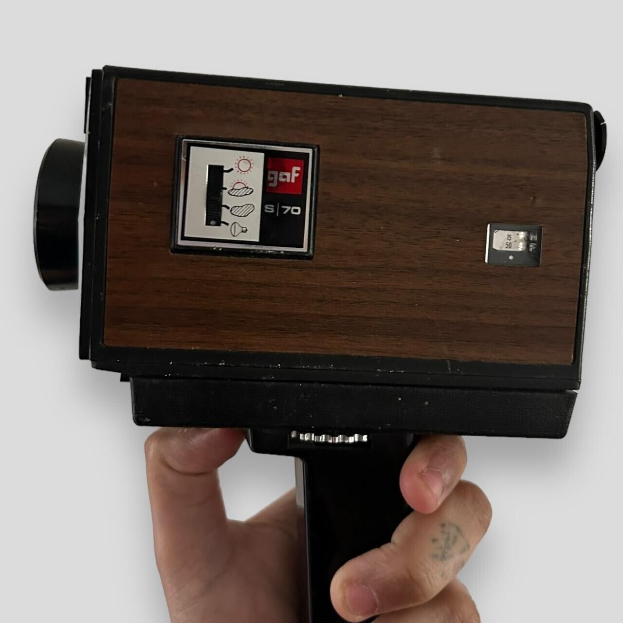 Vintage 1970s gaF 70 Super 8 Movie Camera