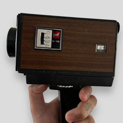 Vintage 1970s gaF 70 Super 8 Movie Camera