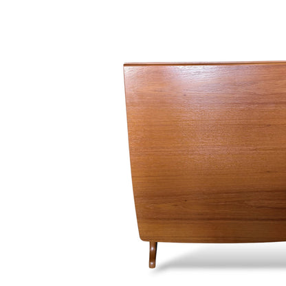 Legate Mid-Century Teak Drop-Leaf Dining Extendable Table