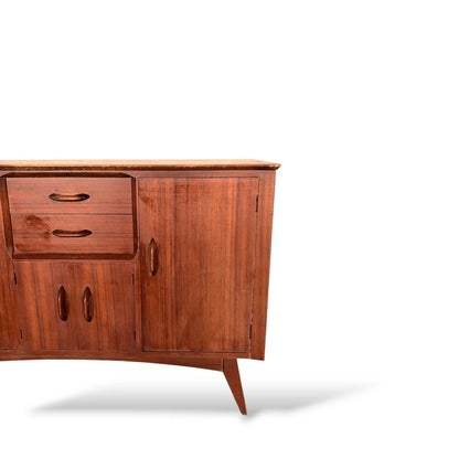 Vintage Jentique Teak Sideboard – Compact Mid-Century Modern Credenza