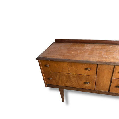 Mid Century Modern Homeworthy Teak Sideboard Cabinet