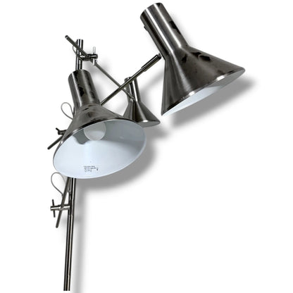 Vintage Floor Lamp - Terence Conran Multi Head Adjustable Chrome Light