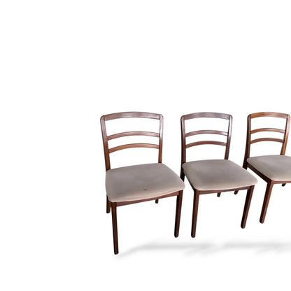 Set of 4 G Plan Ladder Back Dining Chairs | Mid-Century Teak