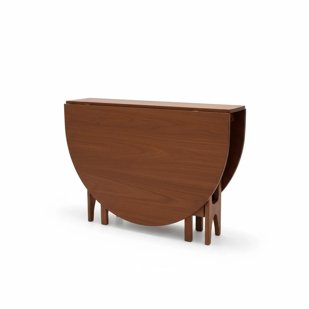 Mid Century Dining Table - Vintage McIntosh Teak Drop Leaf, Scandinavian Style — view 4