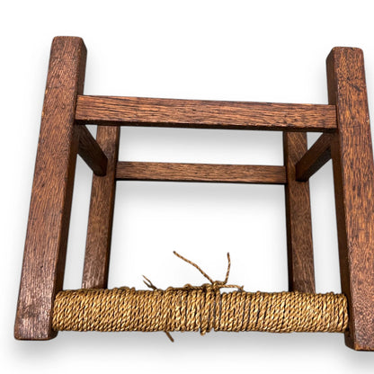 Mid Century Woven footstool
