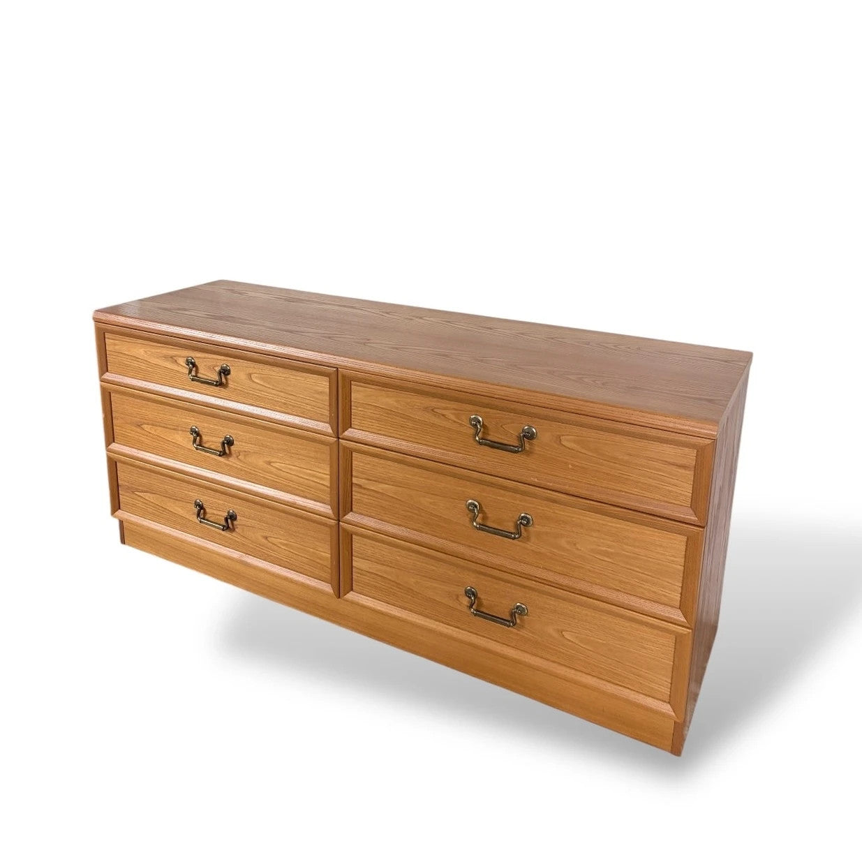 Vintage G Plan Oak Low Chest of Drawers Sideboard Storage Cabinet