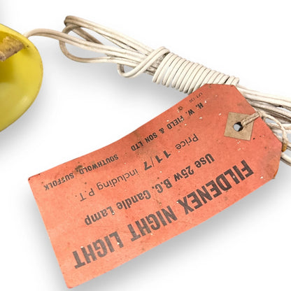 Vintage 1940s Egg Shaped Night Light Table Lamp