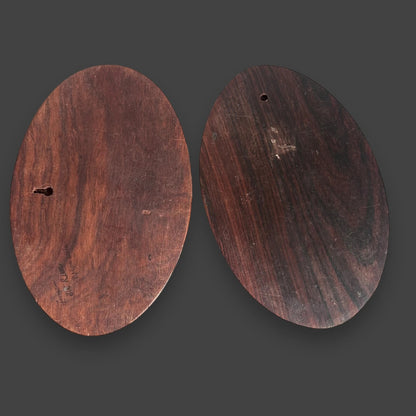 Mid Century Indian Wood Marquetry Inlay Frames
