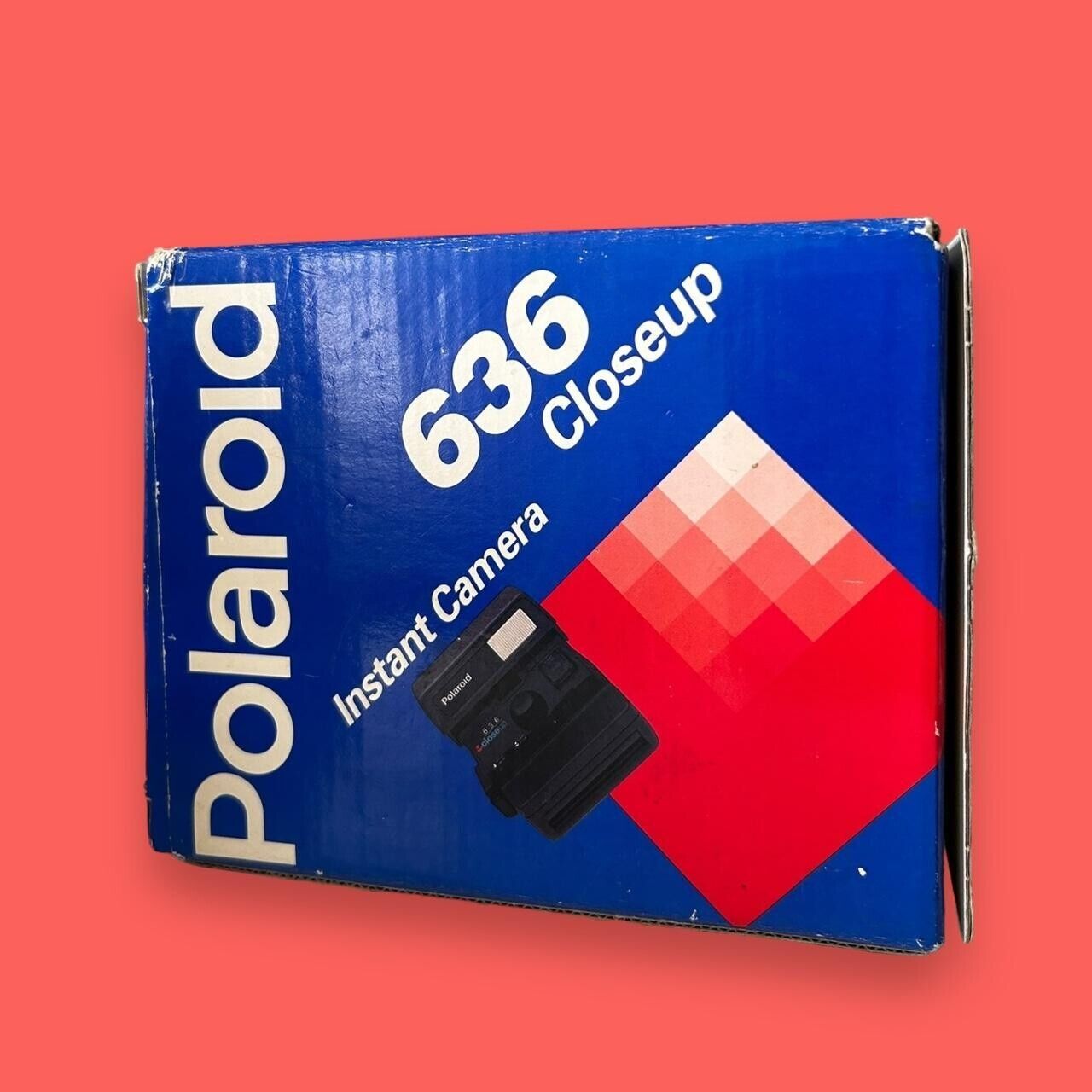 Vintage 80s Polaroid 636 Instant Camera