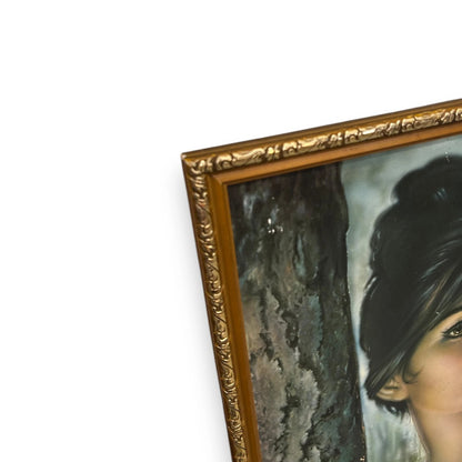 Vintage 1960s Lynch Tina Nude Lady Picture Frame