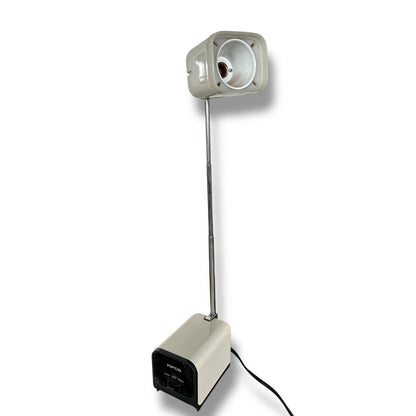 Mid Century Modern Space Age Pifco White Telescopic Table Lamp
