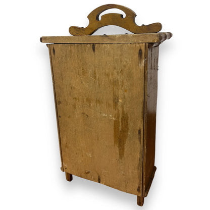 Vintage 1930s French Faux Bamboo Cabinet