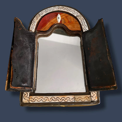Vintage 1970s Moroccan Window Mirror