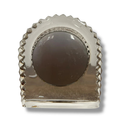 Mid century glass German mantle clock