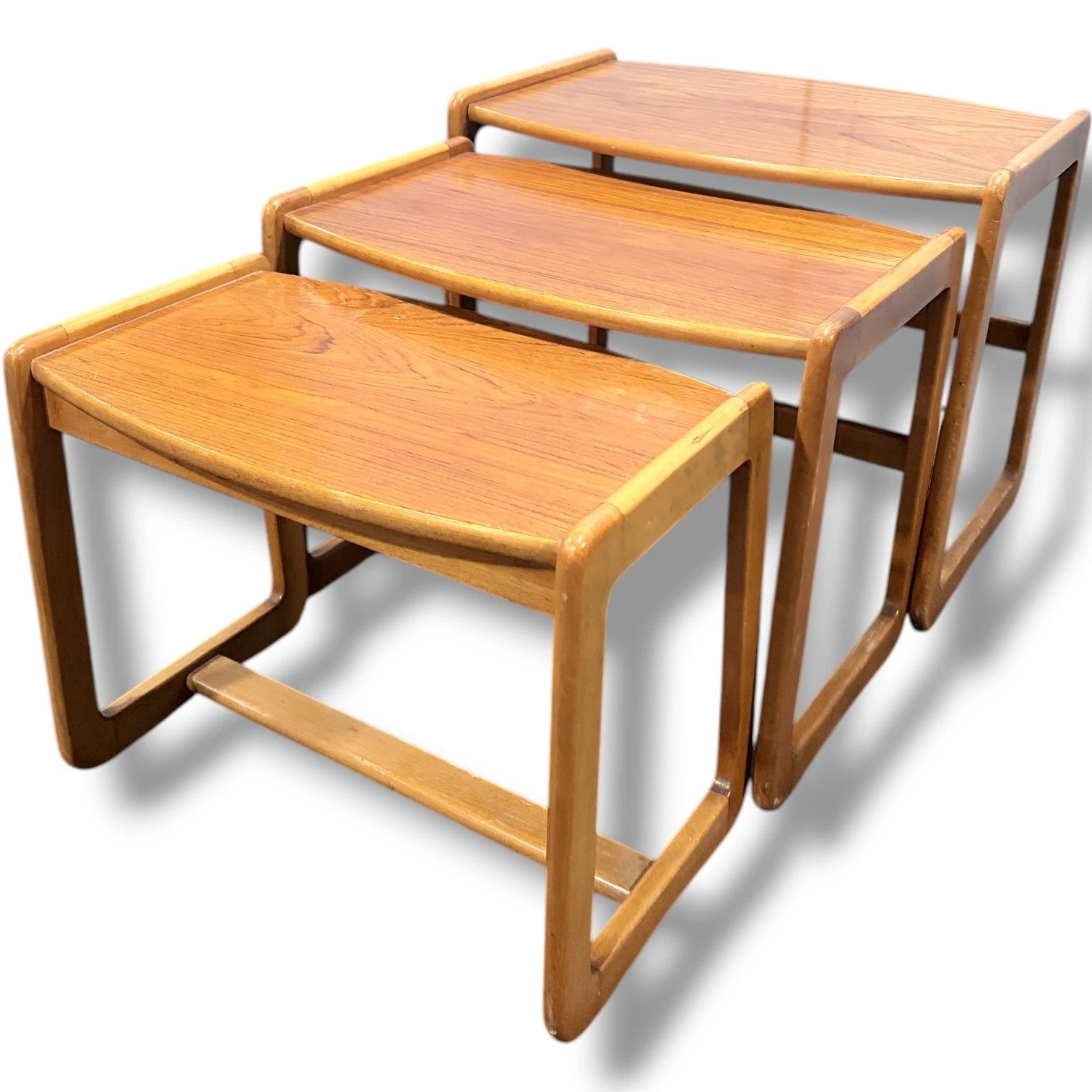 Swedish Mid-Century Teak Nest of Tables — view 4