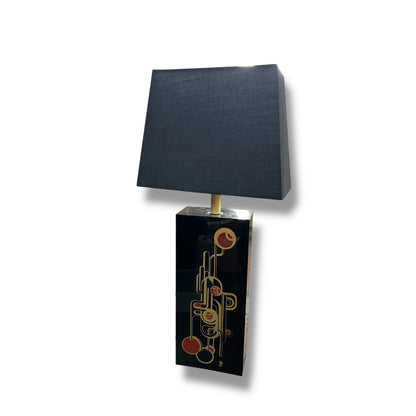Mid Century Modern Bibasque Gatsby Style Table Lamp