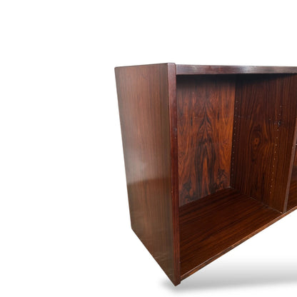 Poul Hundevad Rosewood Display Unit – Danish Mid Century Modern Bookcase Shelving 1960s