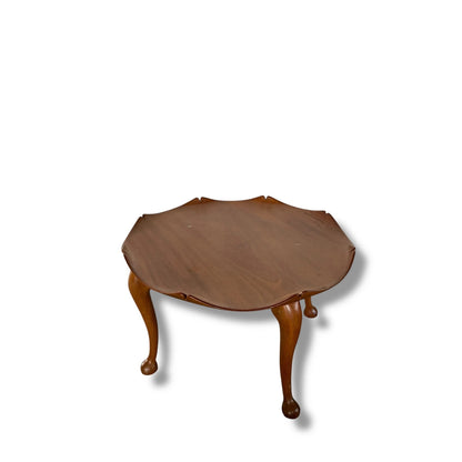 1950s Teak Coffee Table – Lotus Leaf Shape Mid-Century Vintage Coffee Table