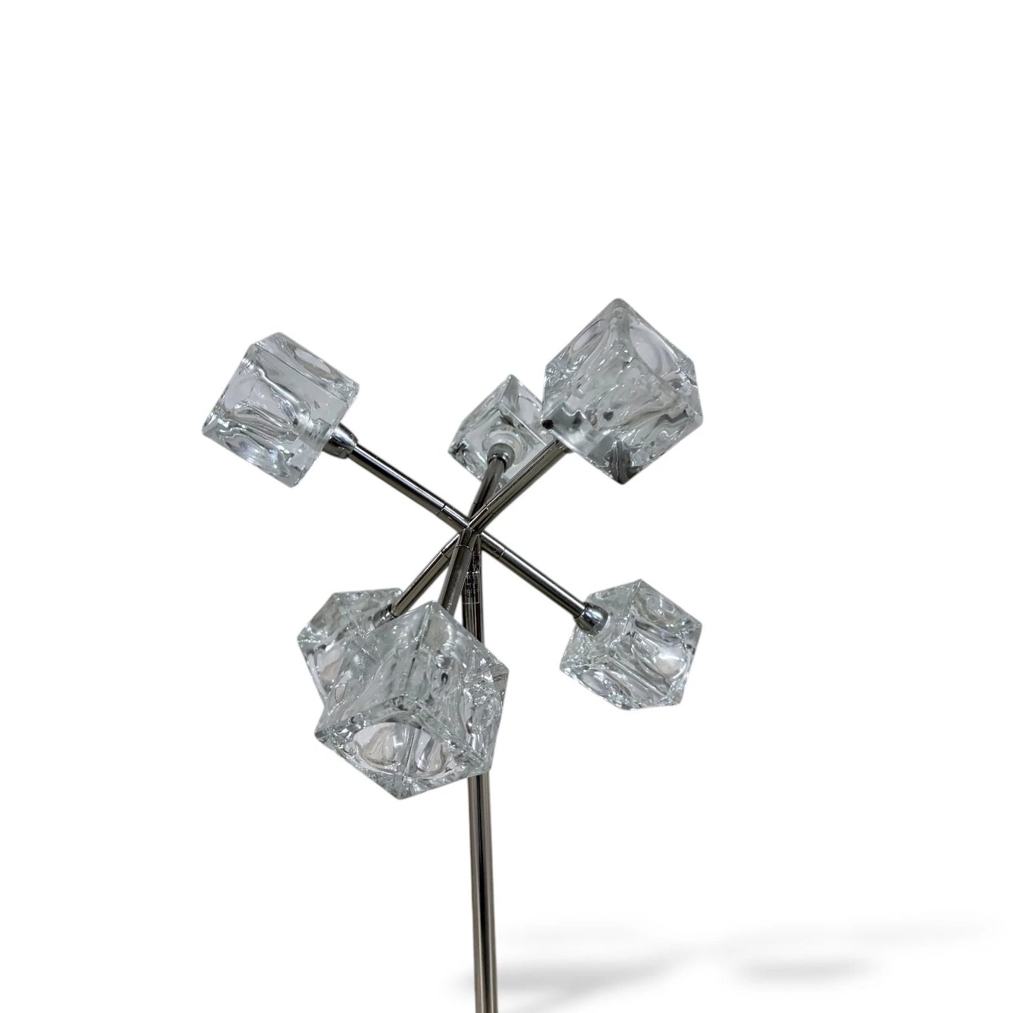 IKEA Ice Cube Lamp – Chrome & Glass Table Lamp, Space Age Design