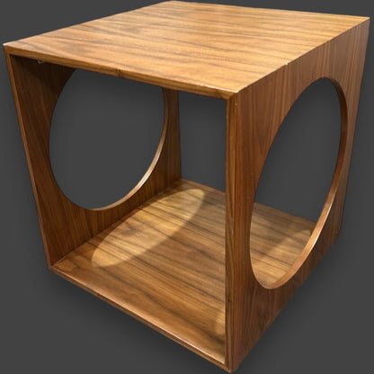 Mid century pair of Cube Circles Side Table