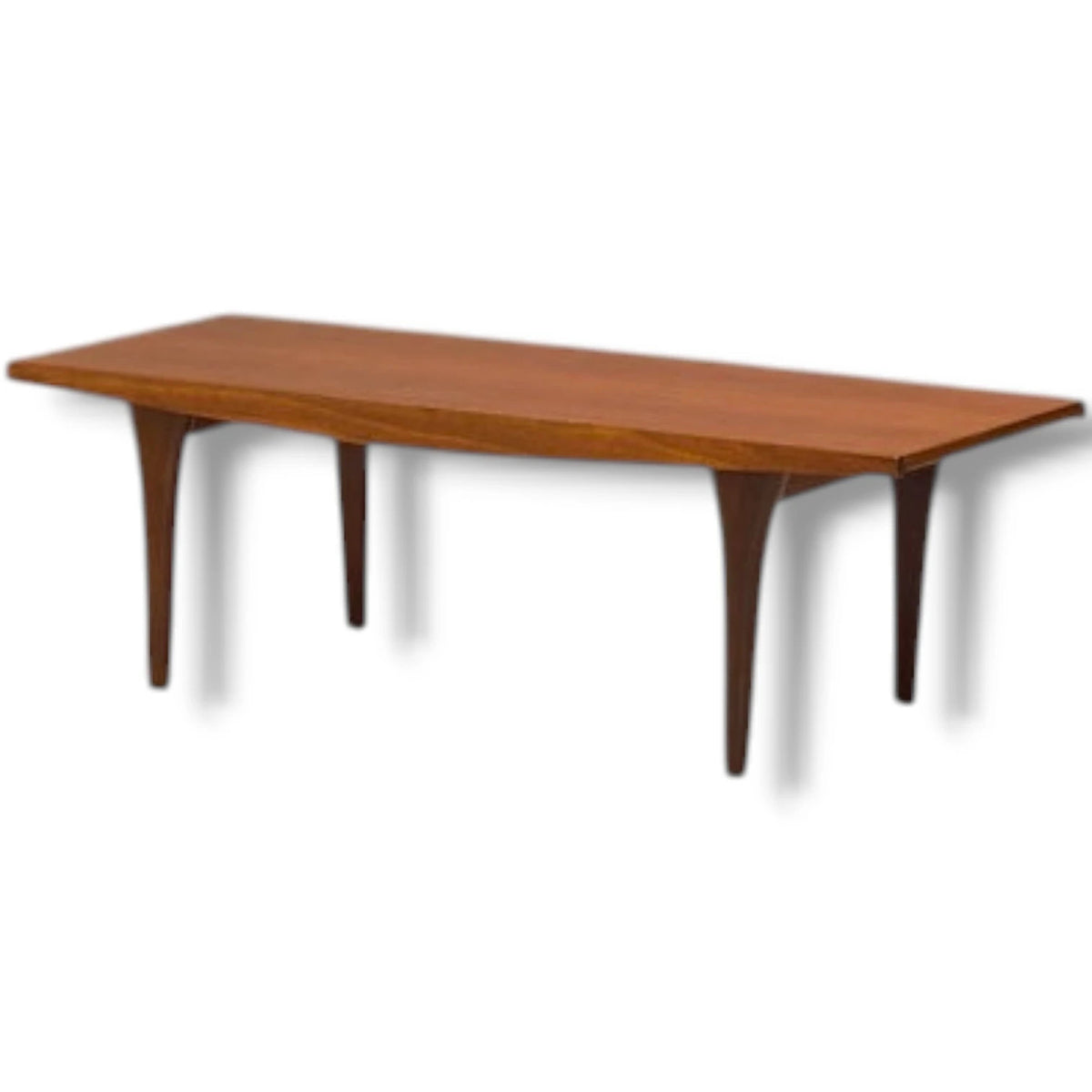 Mid-Century Coffee Table – Younger John Herbert Design | Solid Wood Legs, Warm Tones