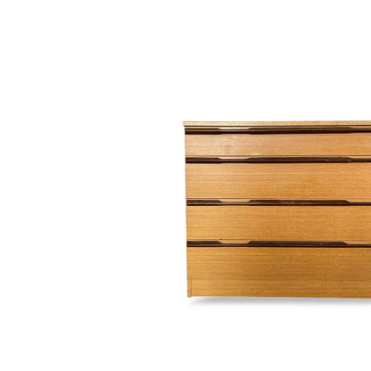 Mid Century Avalon Teak Chest of Drawers – 4 Drawer Vintage Dresser