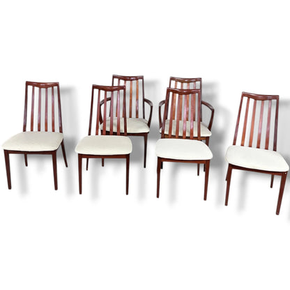 Mid Century Dining Chairs – G Plan Mahogany High Back Set of 6 Vintage Seats