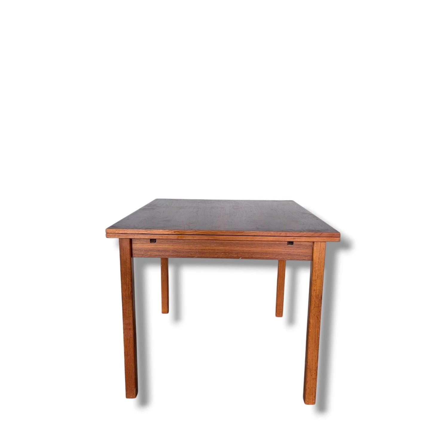 Danish Teak Extending Square Dining Table – Mid-Century Scandinavian Design