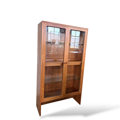 G Plan Teak Display Cabinet | Mid-Century Modern Glass Fronted Unit