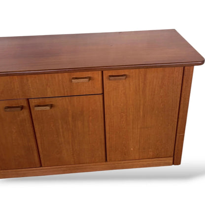 Mid Century G Plan Teak Low Sideboard Credenza Cabinet