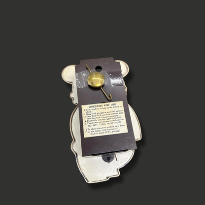 Mid Century Japanese bear pendulum clock