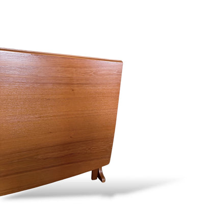 Legate Mid-Century Teak Drop-Leaf Dining Extendable Table