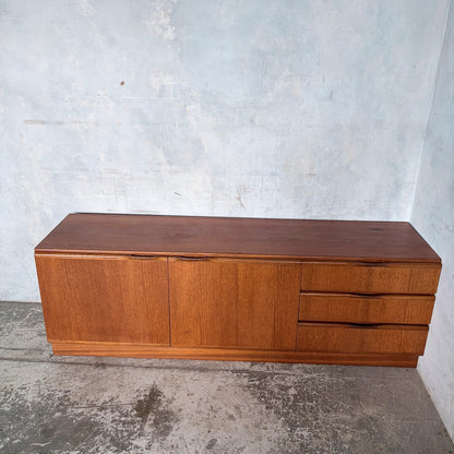 Mid Century McIntosh Teak Low Sideboard / Media Cabinet