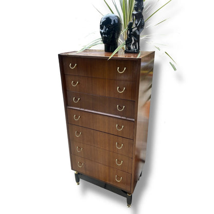 G Plan Tola Tallboy Chest of Drawers – Mid-Century Modern Highboy Cabinet