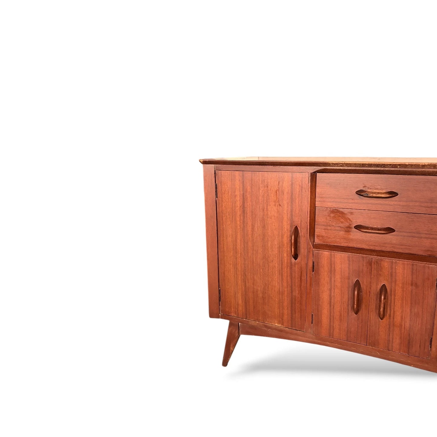 Vintage Jentique Teak Sideboard – Compact Mid-Century Modern Credenza