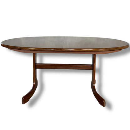 Mid Century Modern G Plan Oval Extendable Dining Table
