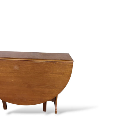 McIntosh Teak Drop-Leaf Dining Table – Mid-Century Folding Table