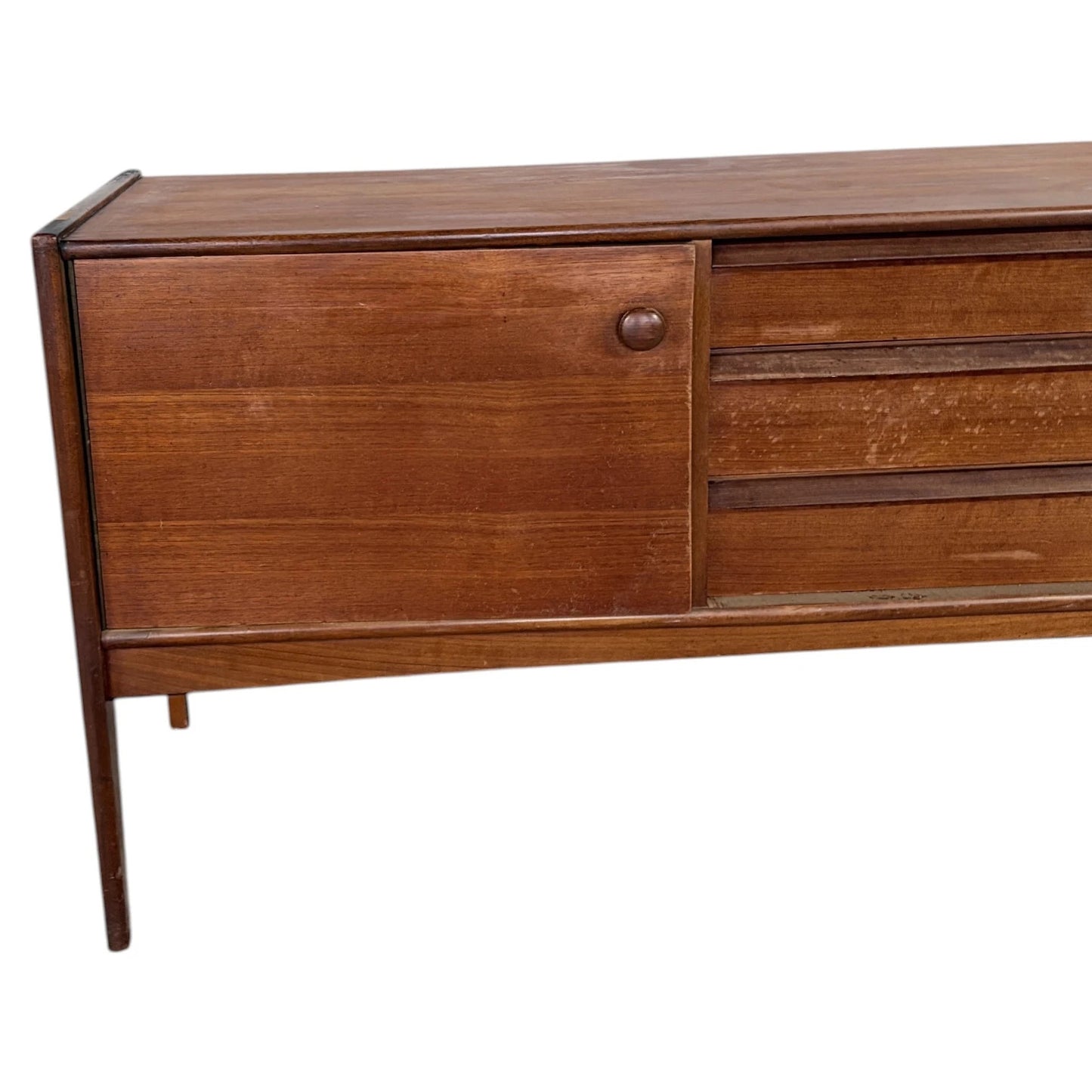 Mid Century Teak Sideboard – Vintage John Herbert Design | Afromasia Cabinet