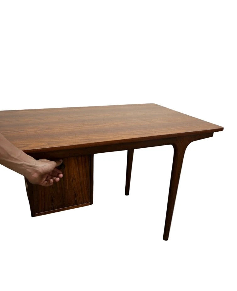 Danish Rosewood Coffee Table Attributed to Omann Jun – 1960s Mid-Century Modern Telephone Table