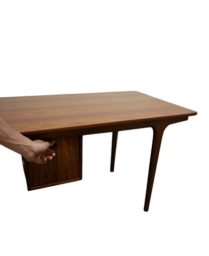 Danish Rosewood Coffee Table Attributed to Omann Jun – 1960s Mid-Century Modern Telephone Table