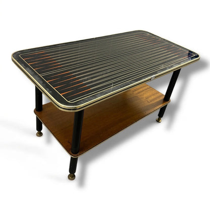 Mid Century Atomic Backgammon Coffee Table