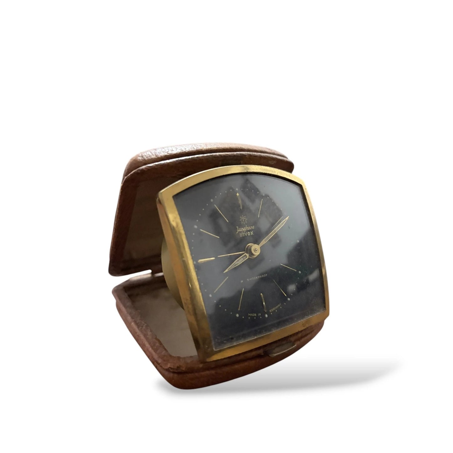 Vintage Junghans Bivox Travel Alarm Clock | 1950s German Folding Clock