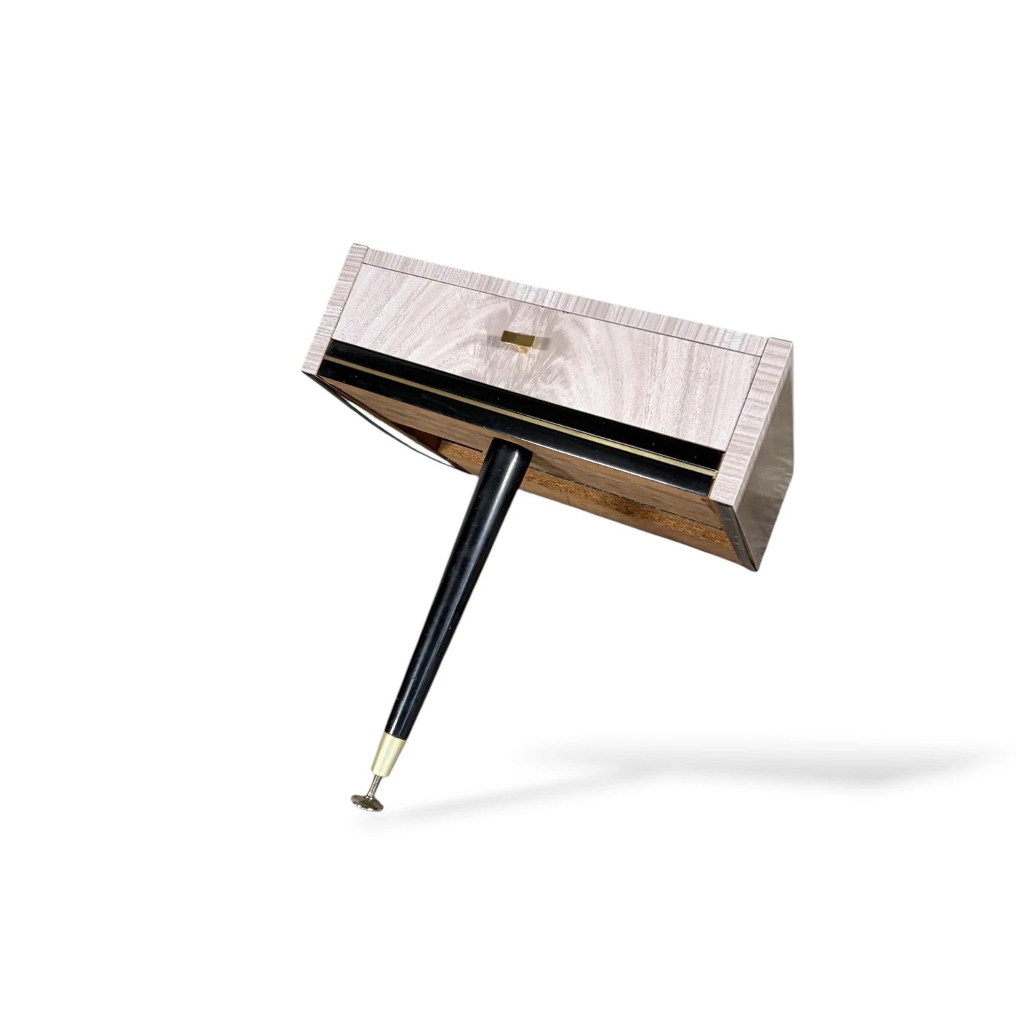 Mid-Century Floating Bedside Cabinets – Pair of Formica Nightstands