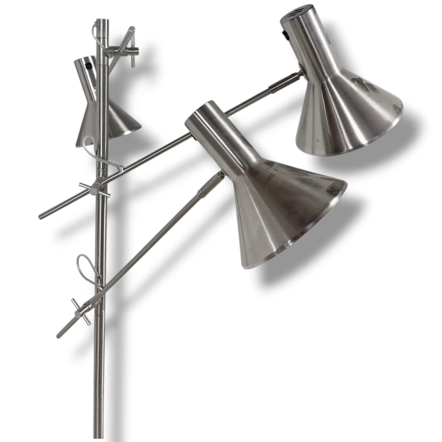 Vintage Floor Lamp - Terence Conran Multi Head Adjustable Chrome Light