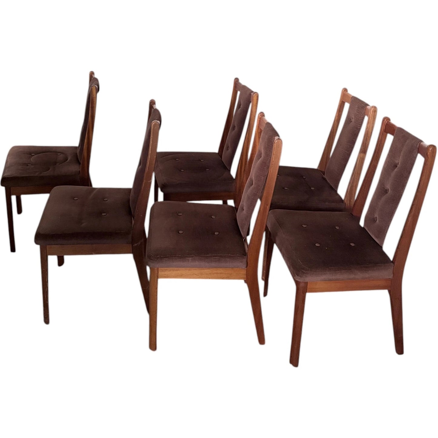 Mid Century Dining Chairs – Set of Six William Lawrence Teak Vintage Seating