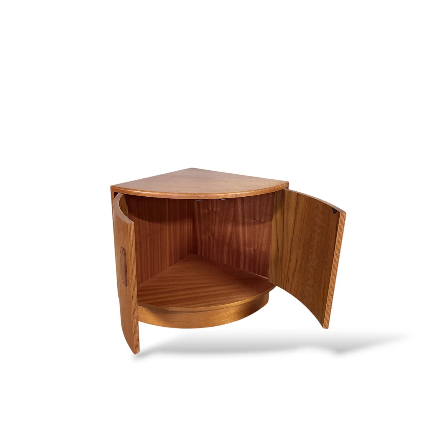 G Plan Teak Corner Bedside Cabinet | Mid-Century Modern Corner Unit